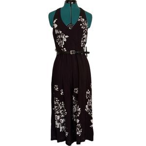 Bisou Bisou Wide Leg JumpSuit Size 4 NWT.